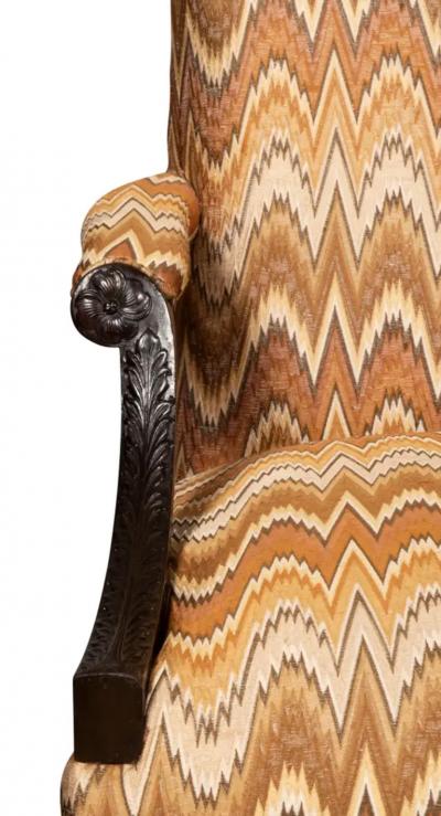 Pair of George III Style Mahogany Armchairs