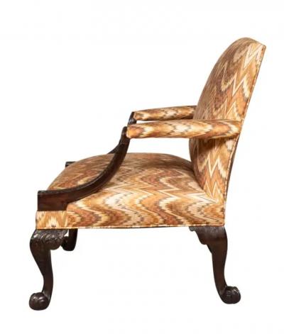 Pair of George III Style Mahogany Armchairs