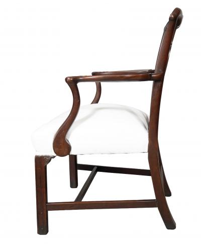 Pair of George III Style Mahogany Armchairs