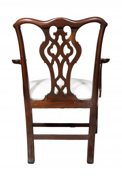 Pair of George III Style Mahogany Armchairs