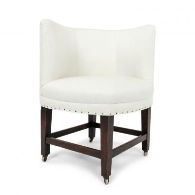 Pair of Georgian Corner Chairs on Casters