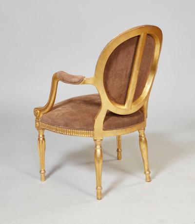 Pair of Georgian Giltwood Armchairs