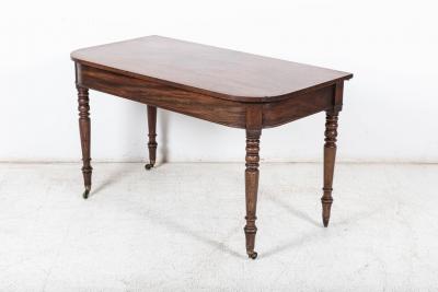 Pair of Georgian Mahogany D End Tables