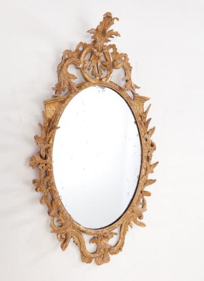 Pair of Georgian Rococo Gilt Mirrors