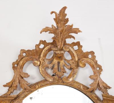 Pair of Georgian Rococo Gilt Mirrors