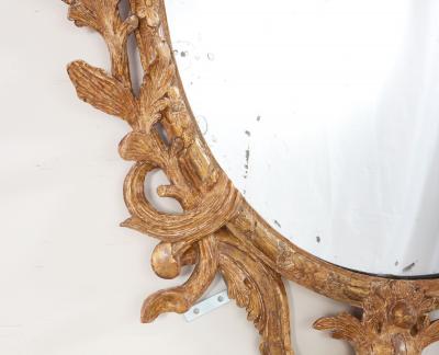 Pair of Georgian Rococo Gilt Mirrors