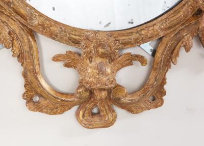 Pair of Georgian Rococo Gilt Mirrors