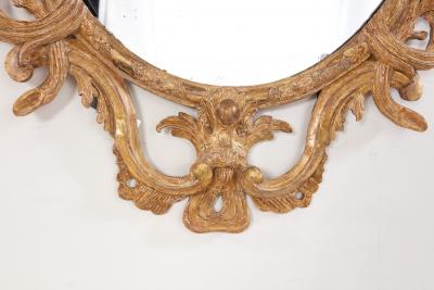 Pair of Georgian Rococo Gilt Mirrors