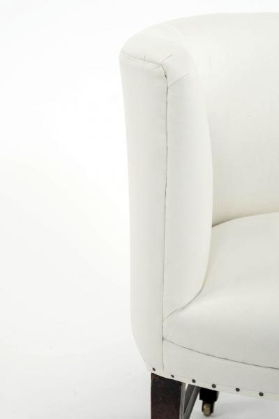 Pair of Georgian Slipper Chairs on Casters