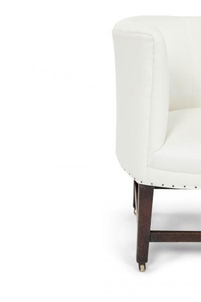 Pair of Georgian Slipper Chairs on Casters