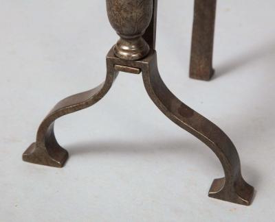 Pair of Georgian Steel Tool Rests