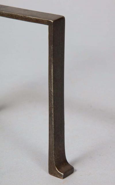 Pair of Georgian Steel Tool Rests