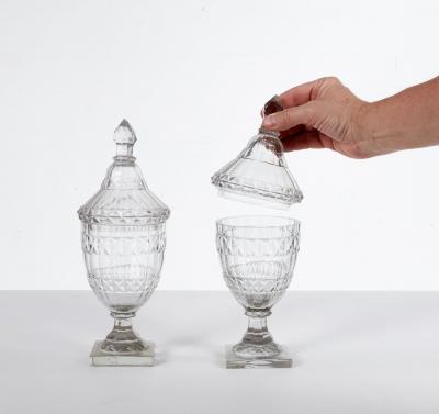 Pair of Georgian Sweetmeat Jars