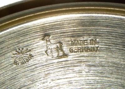 Pair of German Art Deco Modernist Candelabras