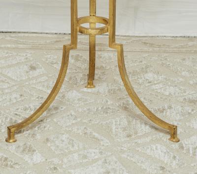 Pair of Gilded Hand Wrought Iron Tables