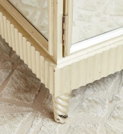 Pair of Giltwood and Mirrored Night Stands