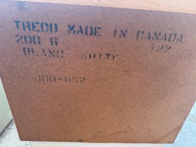 Pair of Giovanni Maur For Treco Gray Lacquer and White Acrylic Nightstands