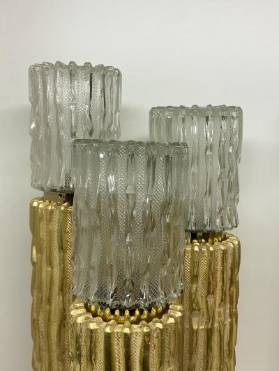 Pair of Gold Leaf Cactus Lamps