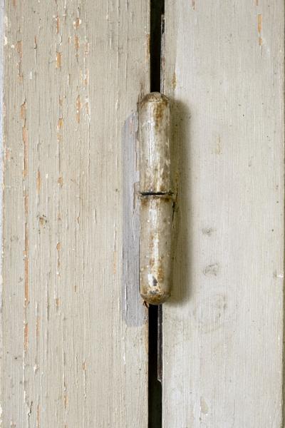 Pair of Grand Scale Arched Glass Paneled Double Doors