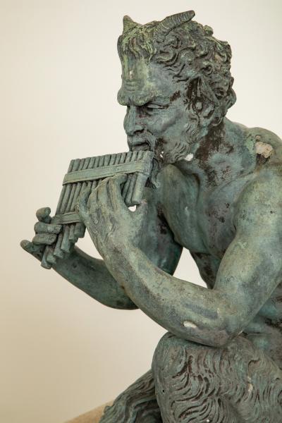 Pair of Grand Tour Italian Late 19th Century Bronze Fauns