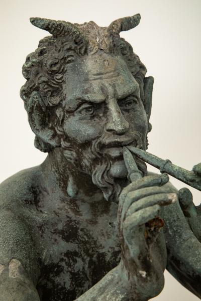 Pair of Grand Tour Italian Late 19th Century Bronze Fauns