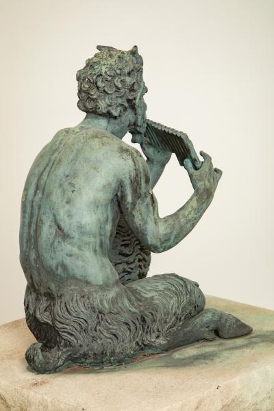 Pair of Grand Tour Italian Late 19th Century Bronze Fauns