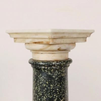 Pair of Grand Tour Porphyry Columns Circa 1860