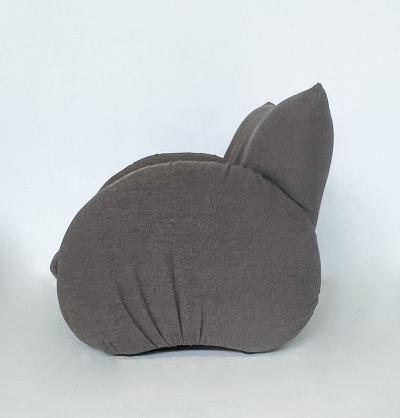 Pair of Grey Italian Mid Century Modern Armchairs