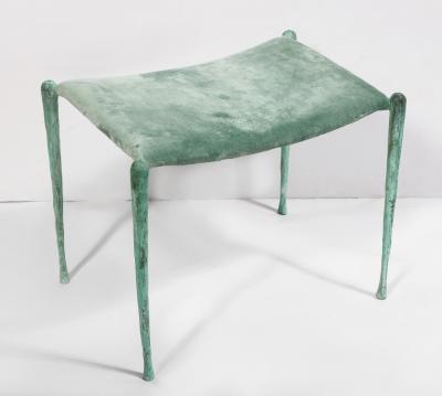 Pair of Hand Made Patinated Bronze Benches