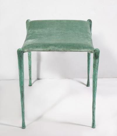Pair of Hand Made Patinated Bronze Benches