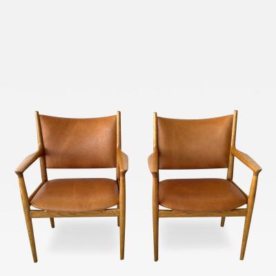 Pair of Hans Wegner JH 509 Armchairs