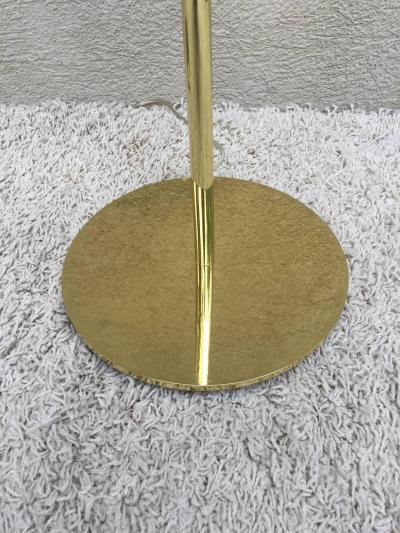 Pair of Hansen Style Solid Bronze Standing Lamps