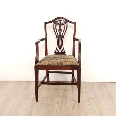 Pair of Hepplewhite Armchairs England 19th century