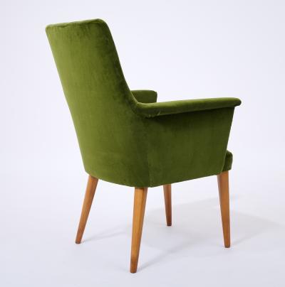 Pair of High Back Italian Armchairs 1960s