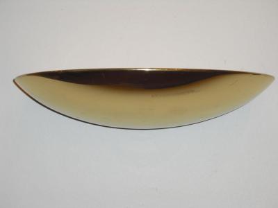 Pair of High Style 1980s French Brass Sconces