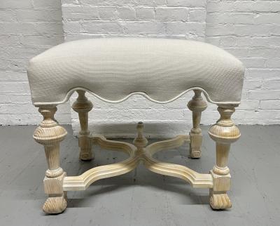 Pair of Hollywood Regency Cerused Benches