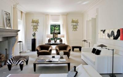 Pair of Huge Italian Gold Ferns Murano Glass Wall Sconces