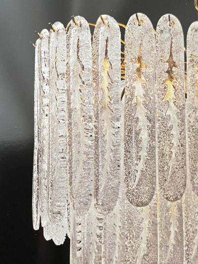 Pair of Huge Italian Murano Glass Chandelier