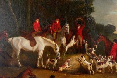 Pair of Hunt Paintings Attributed to Henry Alken
