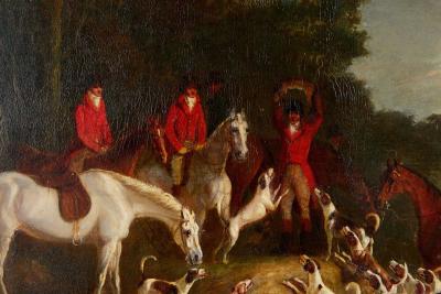 Pair of Hunt Paintings Attributed to Henry Alken