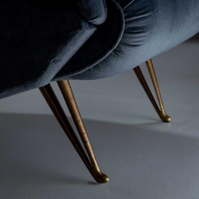 Pair of ISA Bergamo Armchairs Italy