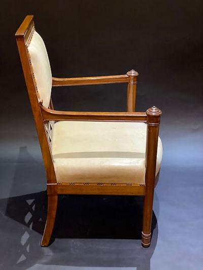 Pair of Important French Consulat Arm Chairs