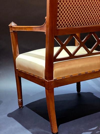 Pair of Important French Consulat Arm Chairs