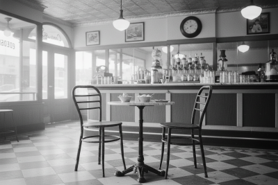 Pair of Indestructible Ice Cream Parlour Chairs