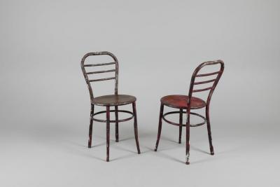 Pair of Indestructible Ice Cream Parlour Chairs