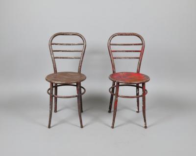 Pair of Indestructible Ice Cream Parlour Chairs