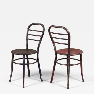 Pair of Indestructible Ice Cream Parlour Chairs