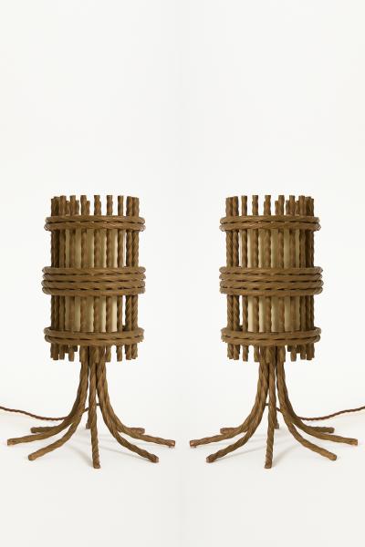 Pair of Iron Table Lamps