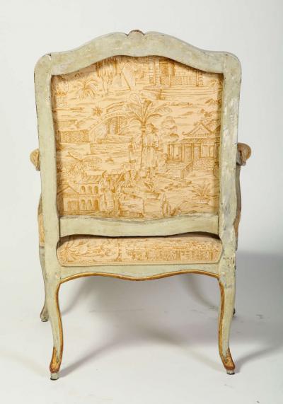 Pair of Italian 18th Century Painted Armchairs