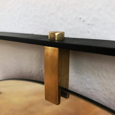 Pair of Italian 1950s Hexagonal Mirrors